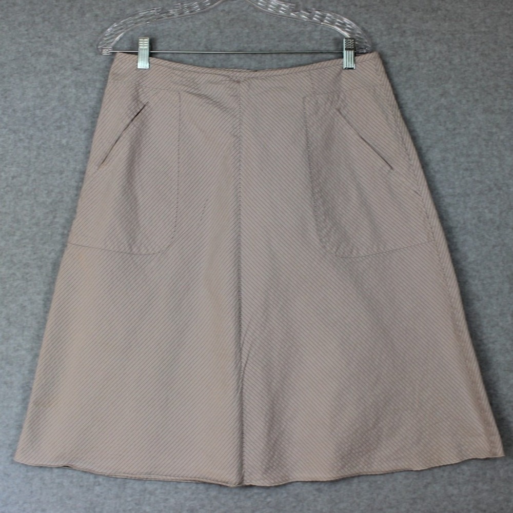 J. Jill 100% Cotton A Line Skirt Size 12 **see notes